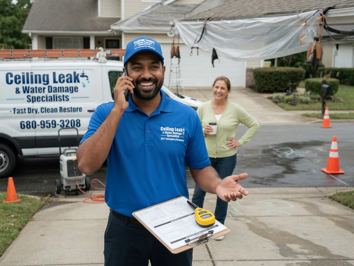 Ceiling Leak Cleanup Weehawken, NJ FAQs
